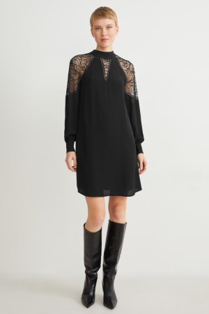 C&A A-line Jurken Zwart | VEL-843159