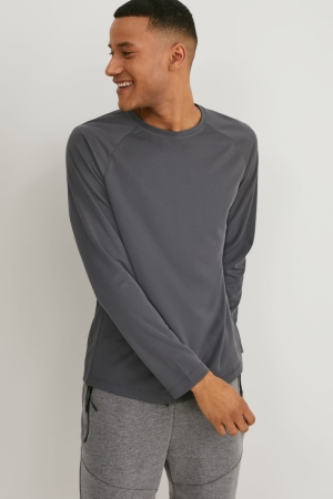C&A Active4 Way Stretch T-shirts Donkergroen | NEX-473186
