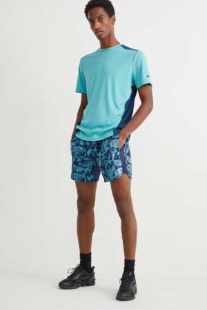 C&A Active Korte Broek Blauw Donkerblauw | NJL-368150