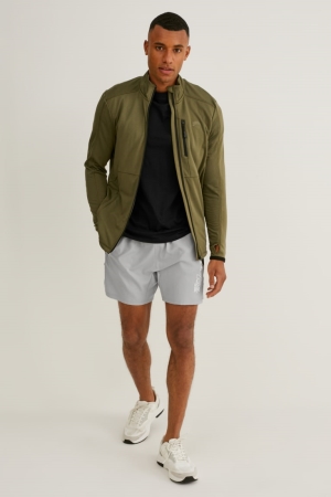 C&A Active Korte Broek Lichtgrijs | HUE-842590