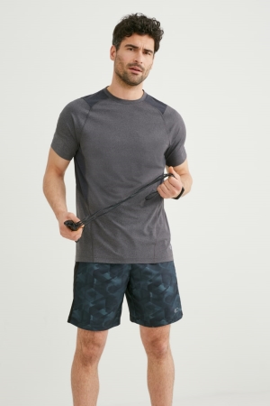 C&A Active T-shirts Grijs | IKC-847032