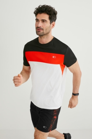C&A Active T-shirts Rood | OMN-785362