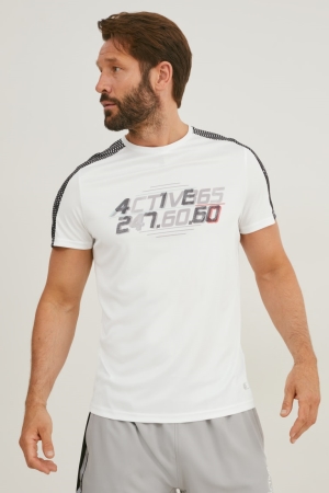 C&A Active T-shirts Wit | WBE-471089