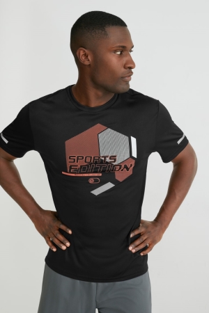 C&A Active T-shirts Zwart | ZVC-087236