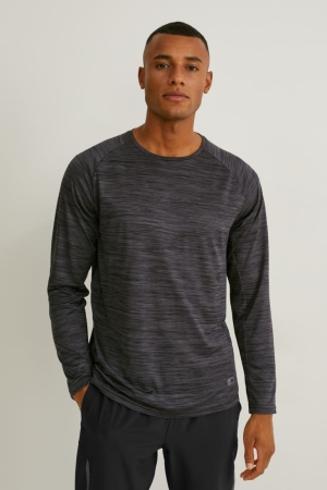 C&A Active Topjes Grijs Zwart | HBV-873126