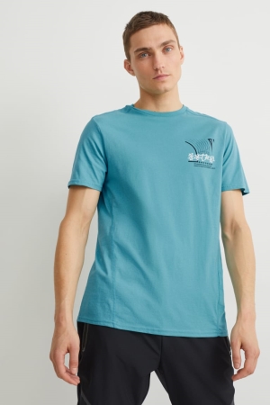 C&A Active Topjes Turquoise | SKN-728593