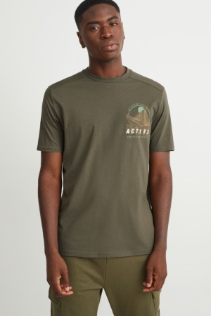 C&A Active Wandelen Topjes Khaki | GKX-079384