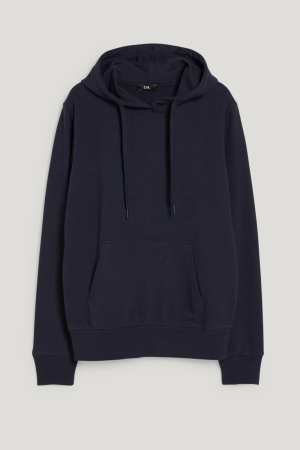 C&A Basic Organic Katoenen Hoodie Donkerblauw | NBJ-874239