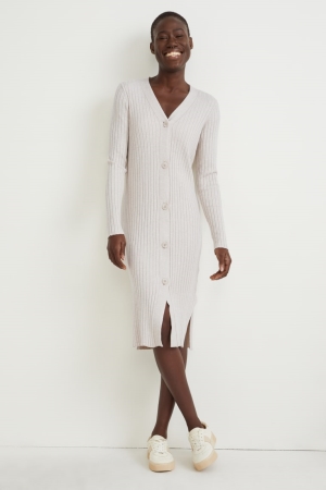 C&A Basic With Lenzing™ Ecovero™ Cardigan Lichtbeige | VEA-107698
