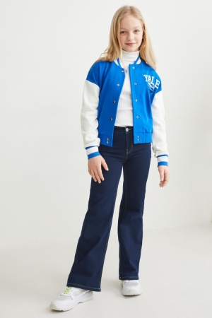 C&A Brede Leg Jeans Blauw | QOD-541709
