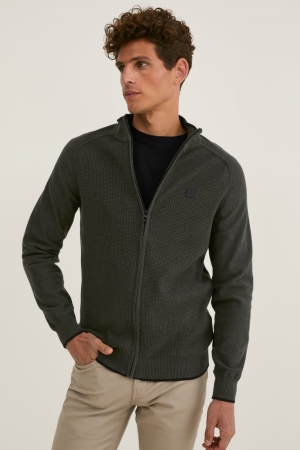 C&A Cardigan Donkergroen | LFH-836502