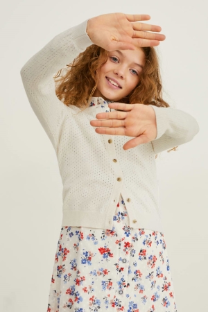 C&A Cardigan Wit | XSY-193728