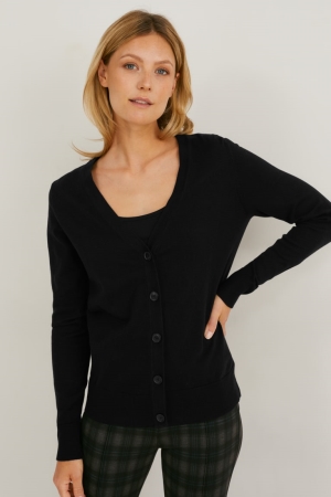 C&A Cardigan Zwart | OVM-853470