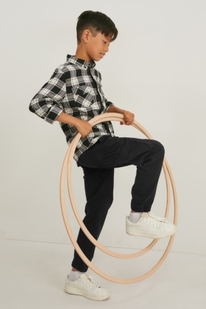 C&A Cargo Broek Zwart | KHG-195748
