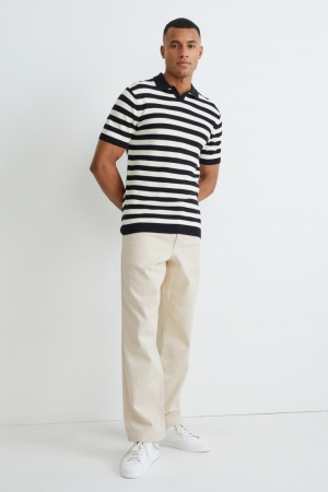 C&A Chinos Relaxed Fit Cradle To Cradle Certified® Gold Broek Creme | PQV-940158
