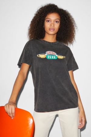 C&A ClockhouseFriends T-shirts Zwart | LKH-659437
