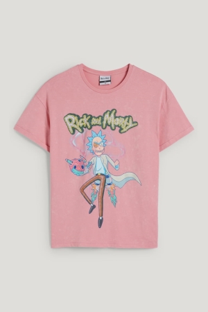 C&A ClockhouseRick And Morty T-shirts Koraal | UXT-258637