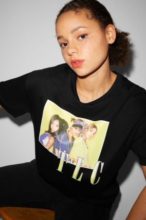 C&A ClockhouseTlc T-shirts Zwart | NSL-031542