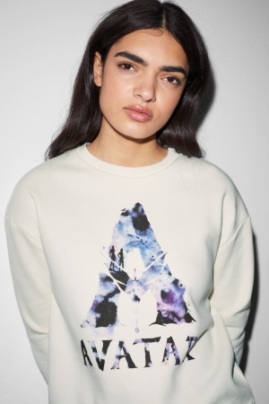 C&A Clockhouse Avatar Sweatshirts Wit | CJW-195328