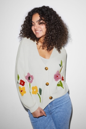 C&A Clockhouse Cardigan Wit | HMO-526791