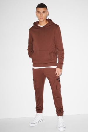 C&A Clockhouse Cargo Joggers Broek Bruin | RUV-162537