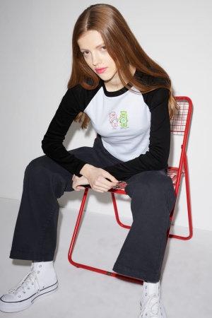 C&A Clockhouse Cropped Long Sleeve Care Bears Topjes Wit | JOR-470182