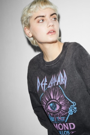 C&A Clockhouse Def Leppard Sweatshirts Zwart | PZF-452809