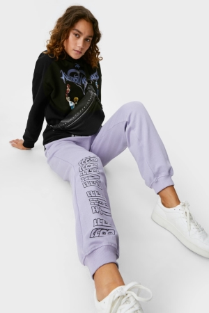 C&A Clockhouse Joggers Broek Lichtpaars | ZAH-927048
