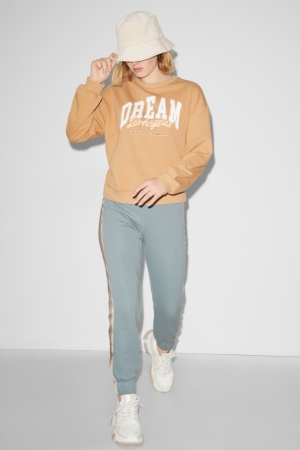 C&A Clockhouse Joggers Broek Lichtturquoise | RZP-318654