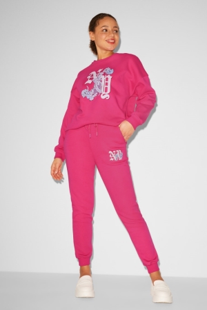 C&A Clockhouse Joggers Broek Roze | KUI-736250