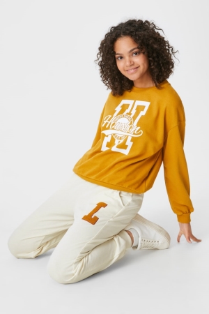 C&A Clockhouse Joggers Broek Wit | VOZ-286051