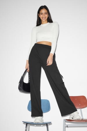 C&A Clockhouse Joggers Broek Zwart | GBK-243875
