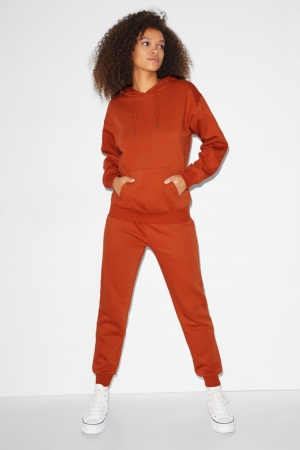 C&A Clockhouse Joggers Recycled Broek Bruin | RST-615483