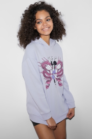 C&A Clockhouse Mickey Mouse Hoodie Lichtpaars | EGV-569284