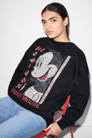 C&A Clockhouse Mickey Mouse Sweatshirts Grijs | QDZ-649032