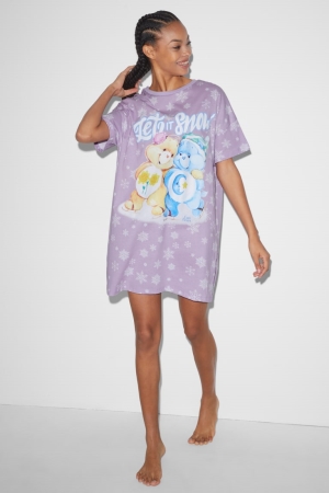 C&A Clockhouse NightCare Bears Nachtkleding Paars | BGV-968357