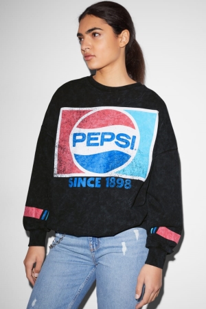 C&A Clockhouse Pepsi Sweatshirts Zwart | RGY-374215