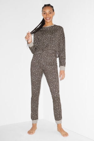 C&A Clockhouse Pyjama Bottoms Broek Lichtbeige | ONE-139057