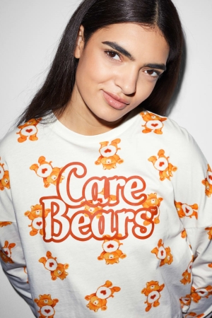 C&A Clockhouse Pyjama Care Bears Hoodie Wit | DIK-637512