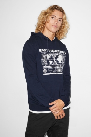 C&A Clockhouse Sweatshirts Donkerblauw | WEL-140395