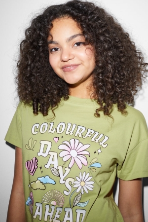 C&A Clockhouse T-shirts Groen | PVJ-265890