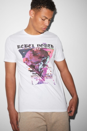 C&A Clockhouse T-shirts Wit | ISV-623849