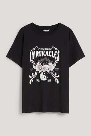 C&A Clockhouse T-shirts Zwart | ZHE-962837