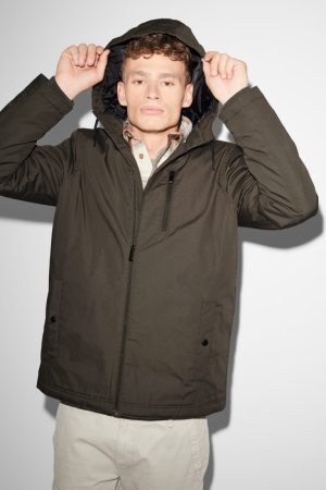 C&A Clockhouse With Hood Jassen Donkergroen | LPX-695740