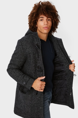 C&A Clockhouse With Hood Jassen Zwart Wit | JXZ-749312