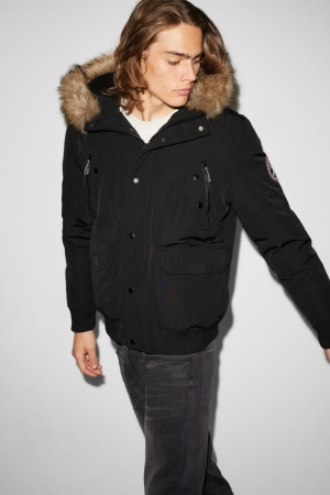 C&A Clockhouse With Hood Recycled Jassen Zwart | DHU-978106