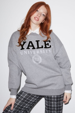 C&A Clockhouse Yale University Sweatshirts Lichtgrijs | WDF-601457