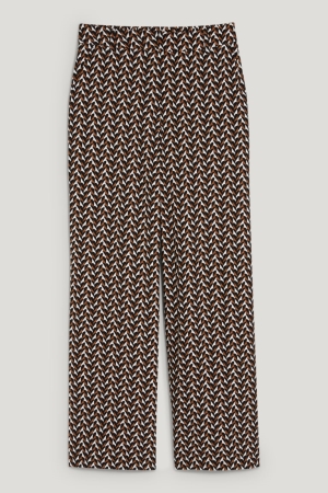 C&A Cloth High Taille Palazzo With Lenzing™ Ecovero™ Broek Bruin | KNQ-972136