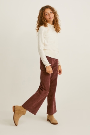 C&A Corduroy Broek Bruin | NRD-067459