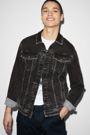 C&A Denim Jassen Blauw Donkergrijs | PSR-504617